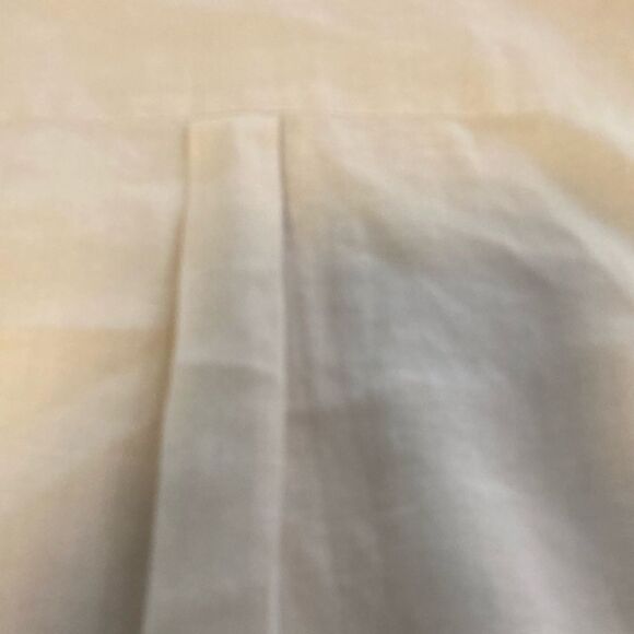 LIGHT XL 100% Linen Sleeveless Shacket Top - Picture 11 of 12